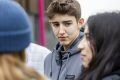 A young man is considering leaving the army. This is a close-up image.