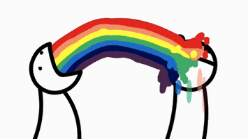 rainbow vomit
