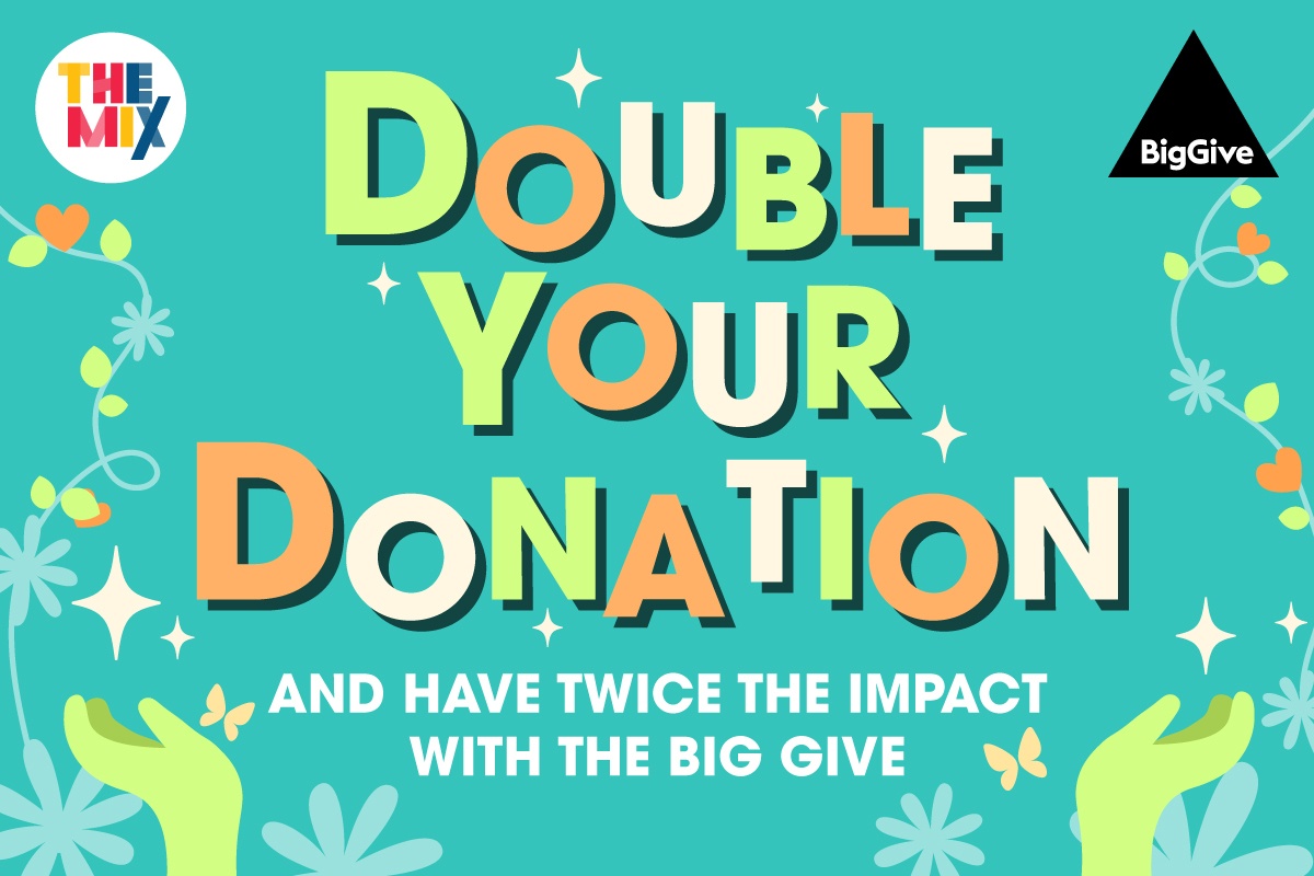 A image of The Big Give campaign, with the words: 'Double your donation and have twice the impact with the big give'