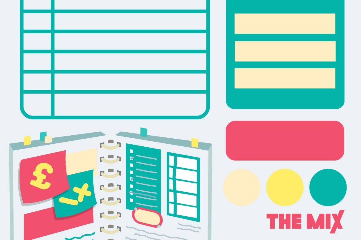 Different tools represent budgeting at university, related to the article.